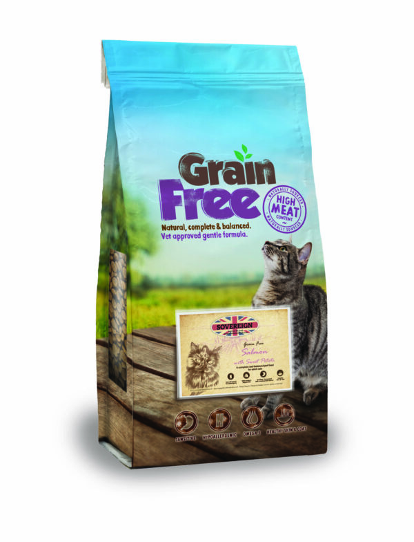 grain free cat salmon image