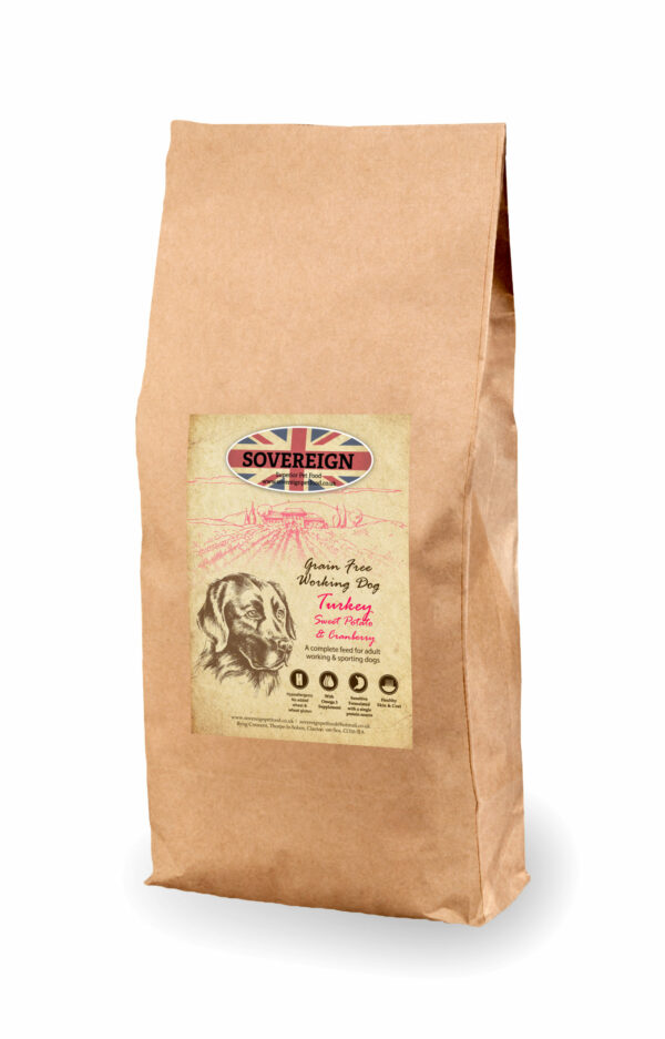 Large breed turkey 15kg paper sack